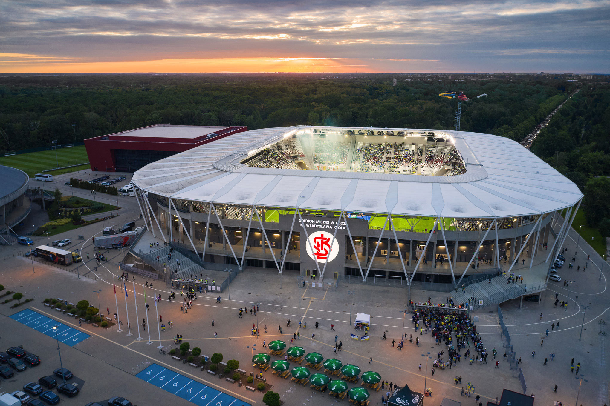 Stadion Miejski ŁKS - trybuny