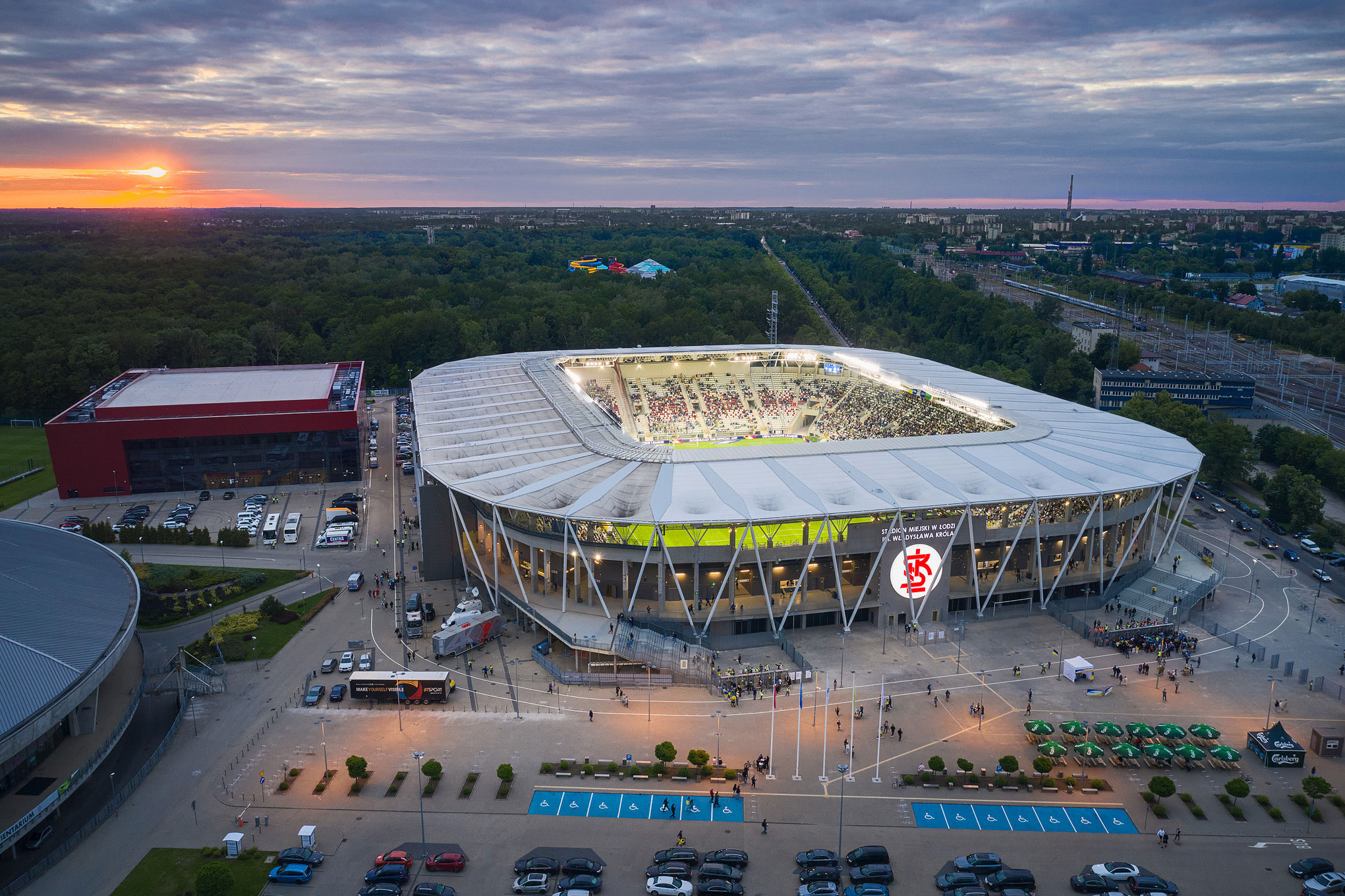 Stadion Miejski ŁKS - konstrukcja dachu